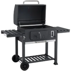 Tepro Holzkohlegrill »Grillwagen Toronto XXL«, BxTxH: 152x73x137cm, Mit 2 Grillrosten Und Pizzastein Vorrichtung