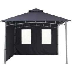 Tepro Seitenteil-Set Lehua/Waya Dunkelblau 2 Stück -Gartenwelt Verkauf 168824 2400 10