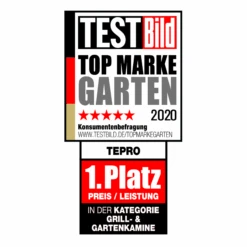 Tepro Holzkohlegrillwagen 'Toronto Click 2019' 115 X 107 X 67 Cm -Gartenwelt Verkauf 4771220 04