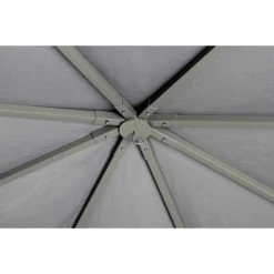 Tepro Pavillon 'Marabo' Mit 2 Seitenteilen Grau 305 X 305 Cm -Gartenwelt Verkauf 4771574 04