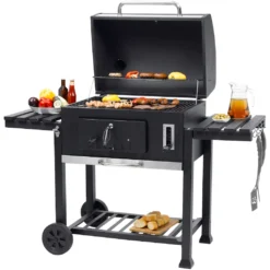 Tepro Holzkohlegrill »Grillwagen Toronto XXL«, BxTxH: 152x73x137 Cm, Mit 2 Grillrosten Und Pizzastein Vorrichtung