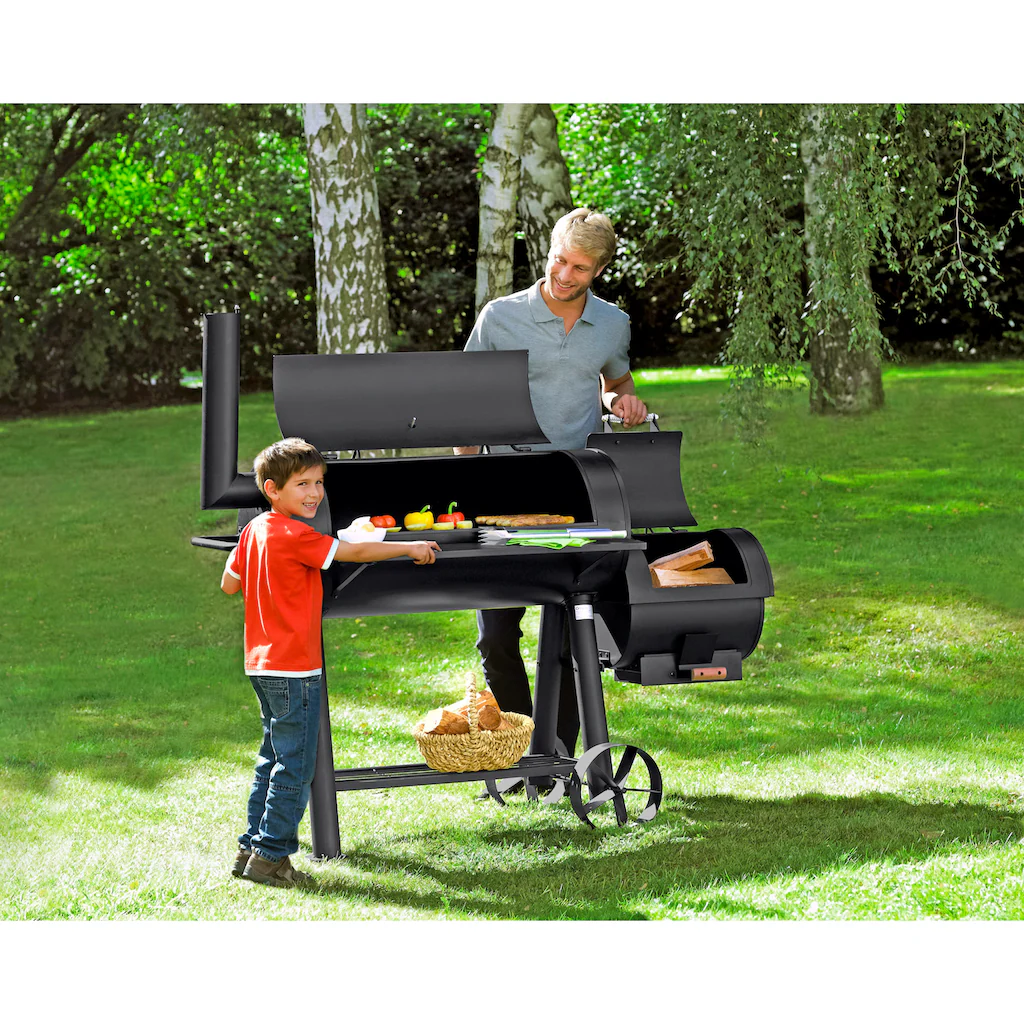 Tepro Smoker »Milwaukee«, BxTxH: 171x78,5x151 Cm 4 Tepro Smoker »Milwaukee«, BxTxH: 171x78,5x151 Cm – Bild 2