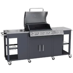 Tepro Gasgrill »Grill-Küche Petersburg«, BxTxH: 198x59x112 Cm