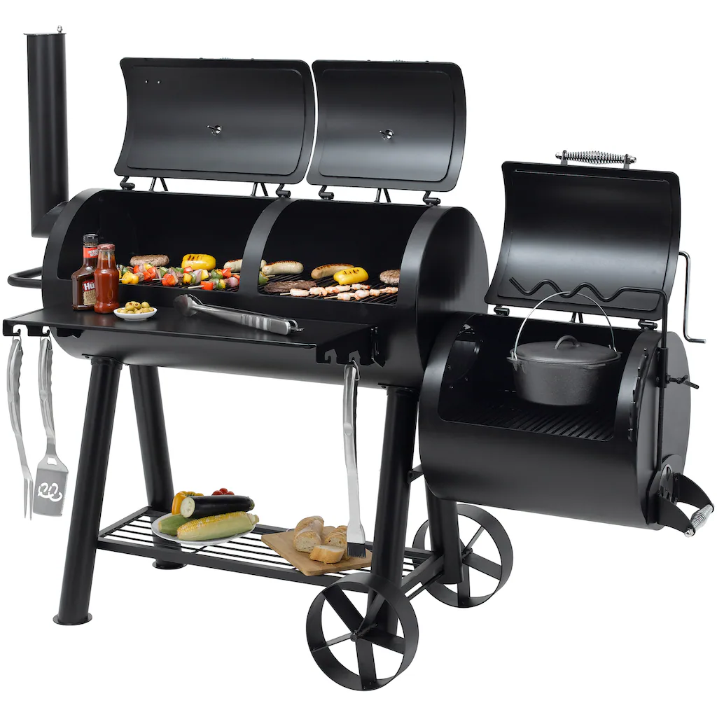 Tepro Smoker »Indianapolis«, BxTxH: 184x88x153 Cm, 155 Kg 4 Tepro Smoker »Indianapolis«, BxTxH: 184x88x153 Cm, 155 Kg – Bild 2